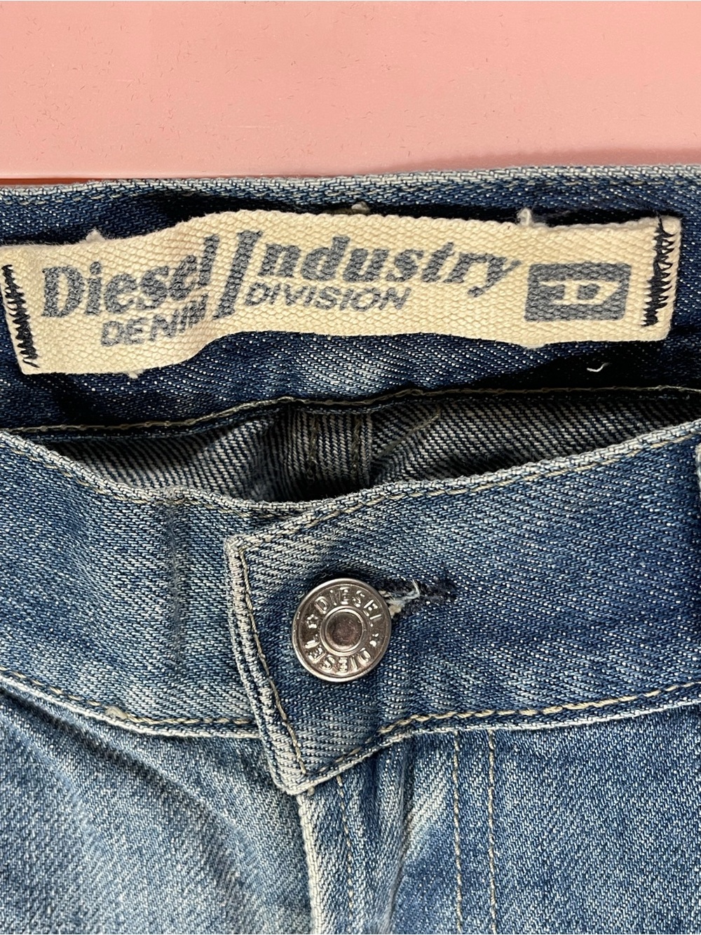 Diesel Faded Blue Straight Jeans - Picture 3 of 10